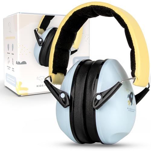 Schallwerk ® Kapselgehörschutz Kiddies (Rocket Ice) | Gehörschutz Kinder - Hochwertige Lärmschutz Kopfhörer mini - Ohrenschützer ideal für Alltag & Events