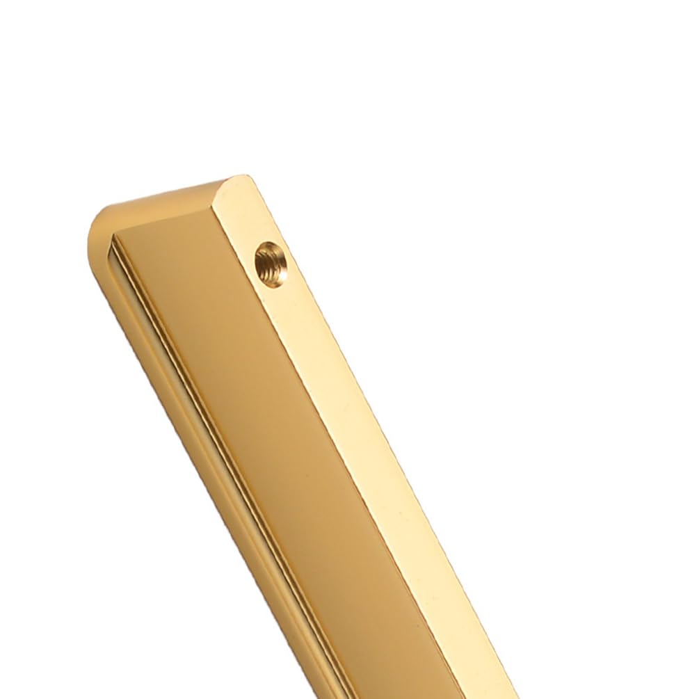 Maniglie Per Mobili Moderne In Oro Anodizzato - Lunghezza Da 80 A 1000 Mm, In Alluminio Solido