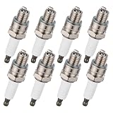 BDFHYK QL77JC4 Iridium Spark Plugs Compatible with Outboard for Yamaha Engines, Set of 8