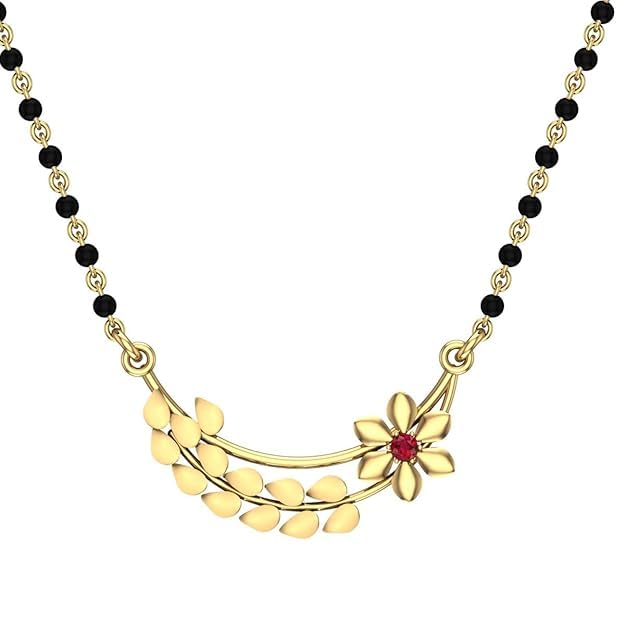 14K/18K Yellow/Rose/White Gold Designer Mangalsutra for Women-image-40