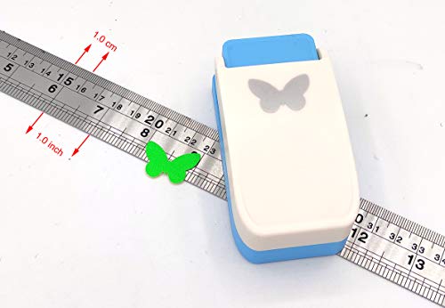 Kucaa Handmade Scrapbooking One Inch 25Mm Size Craft Lever Punch Embossing Puncher Mini Fancy Punch (Butterfly) #TOP3