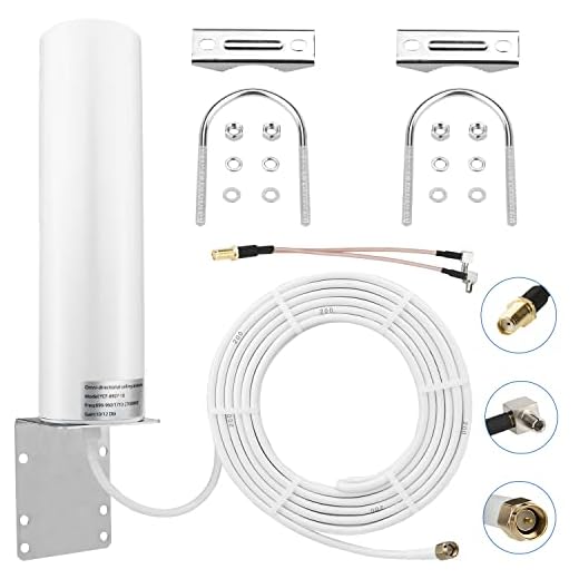 4G LTE High Gain 10-12dBi External SMA Male/Dual TS9 Outdoor Antenna Replacement for Netgear Nighthawk M1 MR1100 Verizon Jetpack 8800L Mobile Hotpots Router MiFi Mobile Hotspot 4G LTE Router