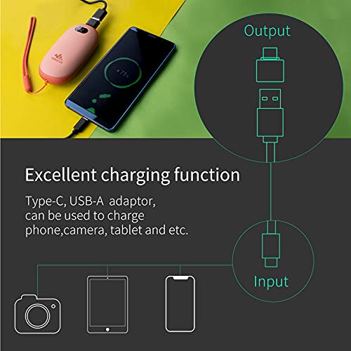 Unigear Handwärmer wiederaufladbar, 5200mAh Wiederverwendbare elektrische Handwärmer Powerbank USB tragbar mit freier… - Image 7