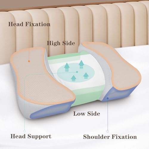 HOMCA Back Sleeper Pillow