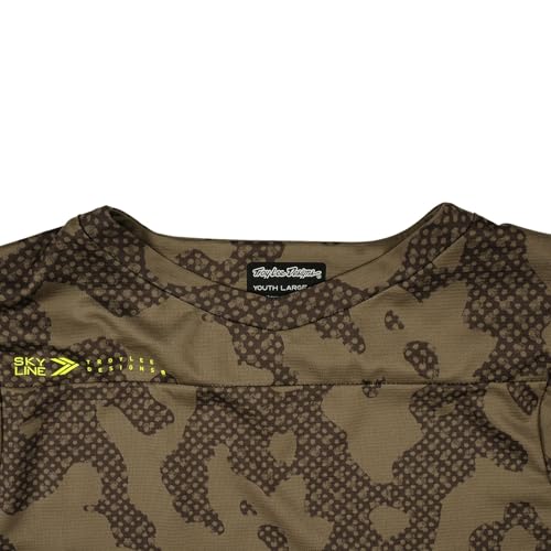 Troy Lee Designs Camiseta juvenil Skyline SS; SCRUBLAND Olive XL