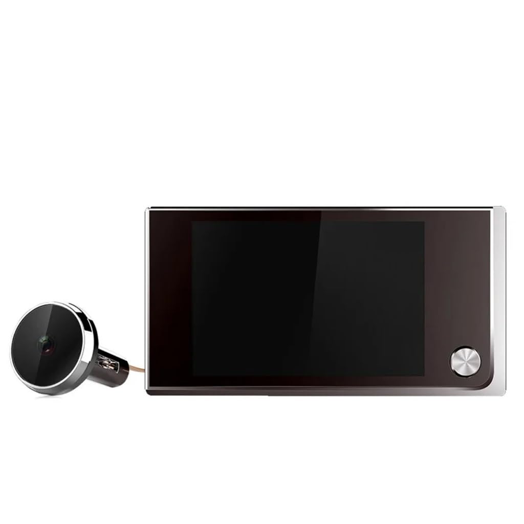 MOBYGKFY Digital LCD 120 Degree Peephole Viewer Photo Visual Monitoring Electronic Camera Doorbell