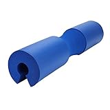 rilievo di peso con bilanciere squat pad fitness spalla collo protezione in schiuma pad bilanciere(blu)