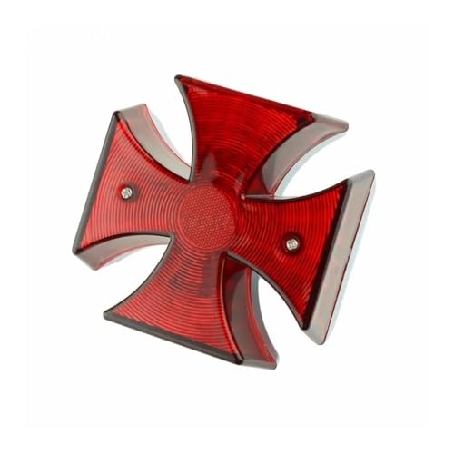 Feu arrière LED moto universel rouge avec éclairage plaque pour XL883