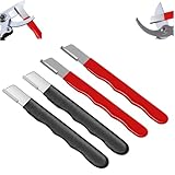 Compact Tungsten Blade Sharpener, Garden Tool Sharpener,Carbide Knife Sharpeners,Mini Portable Quick Edge Sharpening For Hedge Shears Scissors Axe Sickle, Gardening Pruner, Loppers (4PC-1)