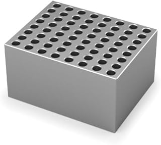 IKA Works 4470500 Single Block 64 X Individual PCR Tubes for 0.2 ml Tubes Pore Size 6.4 mm Depth 20.2 mm
