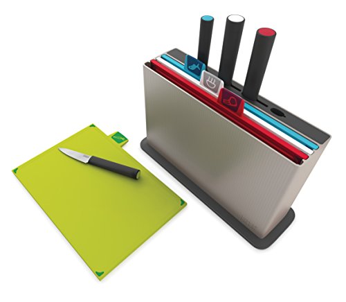 Joseph Joseph Index Hakken Bord Set met Messen, Zilveren - Image 5