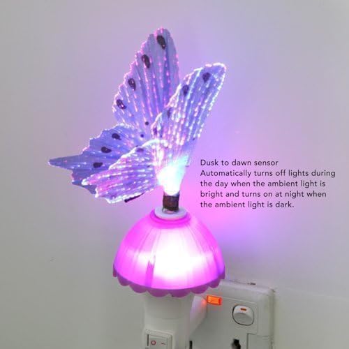 Lámpara de noche Hyuduo LED colorida con sensor atardecer-alba miniatura 7