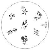  KONAD plaque M32 nail art special stamping tampon pour ongles gel uv manucure
