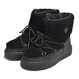 [Pajar] パジャール CERIA レディース ウインターブーツ スノーシューズ ファッション アウトドア ブーツ 防水 (23cm, BLACK)