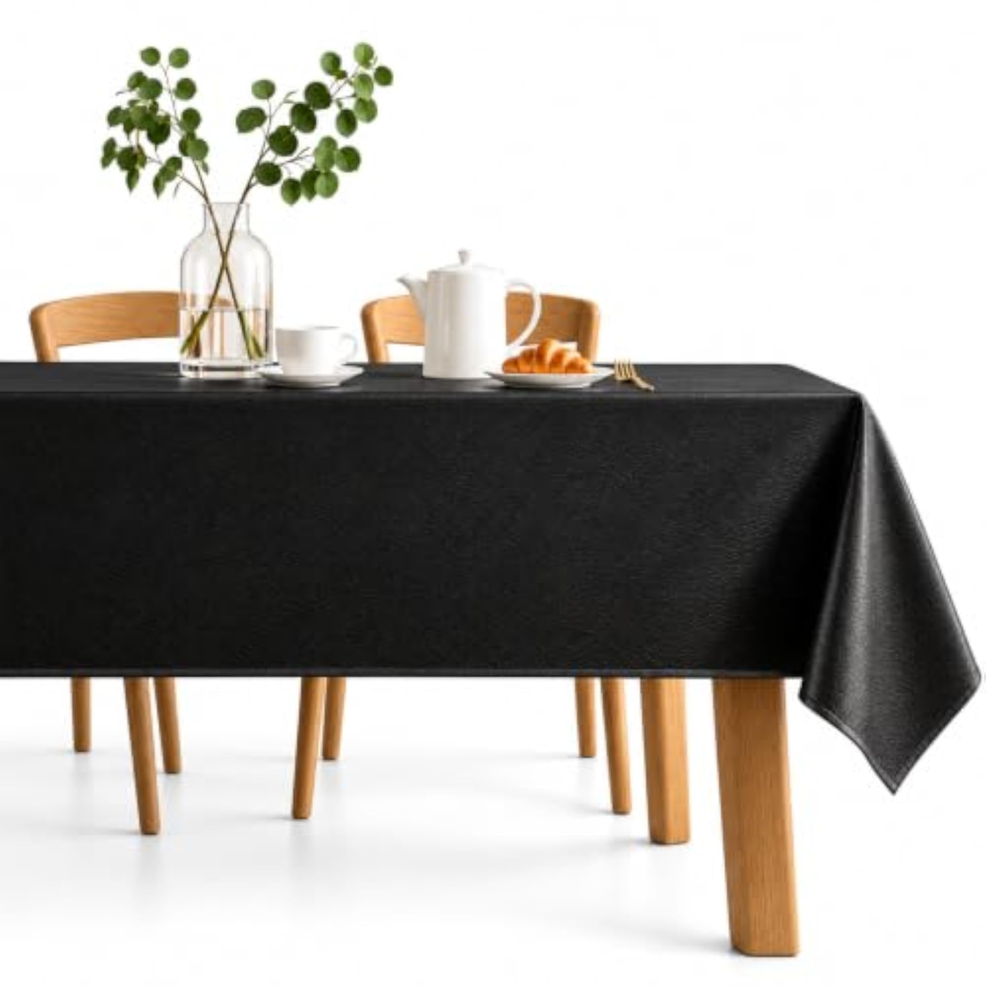 Leather Dining Table Cover for 6 Seater