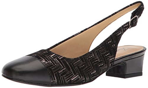 Trotters Women's DEA Ballet Flat, Black, 9.5 N US