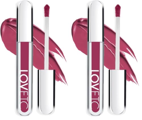 Image of LOVETC Zero Gravity Lip Creme, One Swipe Full Coverage, Karaoke Night 3.5g (Pack of 2)