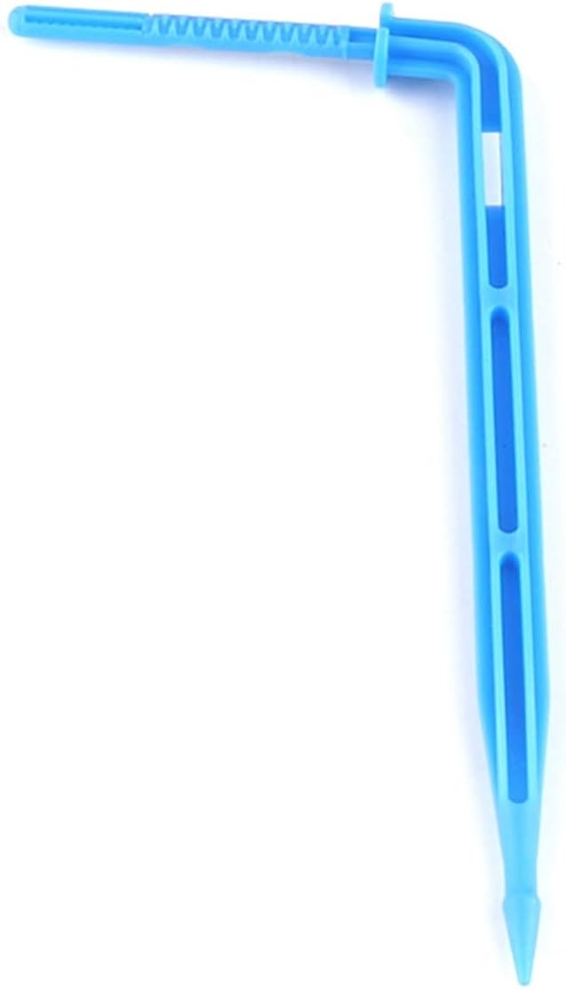 Lawn Sprinkler Irrigation System 100pcs Drip Irrigation Arrow Black/Blue Arrow Dripper, Used for Water-Saving Irrigation of Micro-Irrigation Nursery Elevated Bed Flower Pot Vegetable Plot