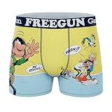 valeur bande dessinée gaston lagaffe FREEGUN Boxer Homme Licence en Microfibre Collection Gaston Lagaffe