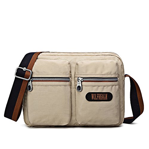 Sac à bandoulière en nylon pour homme - Besace en toile Casual A