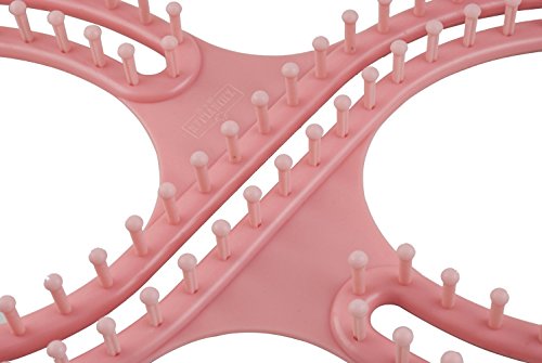 Frola 55" Wide Afghan Loom Knitting Board Weave Loom Kit With Instructions And 3 Projects(Pink) #TOP4