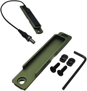 Tactical Tape Switch Slot Mount Pocket Accessory for Flashlight M300 M600 DBALA2 Laser,Fit M&K System,Green
