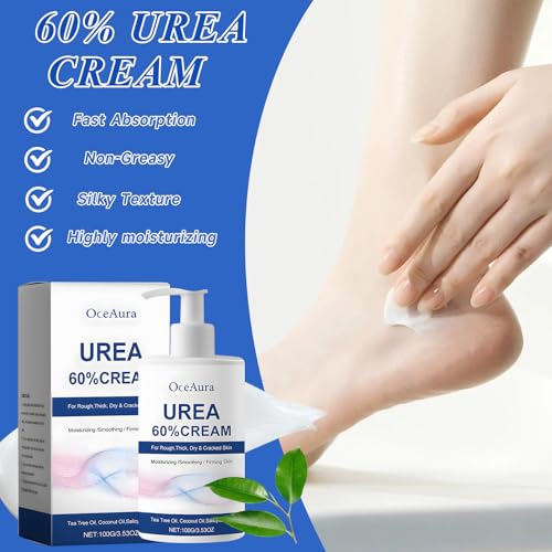 Crema Urea 60%,Crema De Urea,100g Cream Hidratante+40g Foot Cream Stick, para el Cuidado de los,para Secos y Agrietados,Manos,Codos - imagen 7