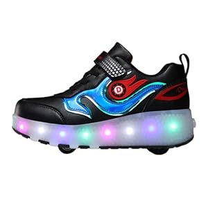 Mode Licht Schoenen Roller Schoenen USB Opladen Wiel Schoenen Meisjes Sneakers Jongens LED Gloeiende Rollerskate Beste…