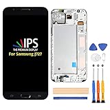 A-MIND Screen Replacement for Samsung Galaxy J7 Sky Pro 2017 J727 LCD Display Touch Digitizer Repair Parts SM-J727 SM-J727T1 J727R4 J727V J727P Sky Pro with Frame, Tools+Screen Protector (Black)
