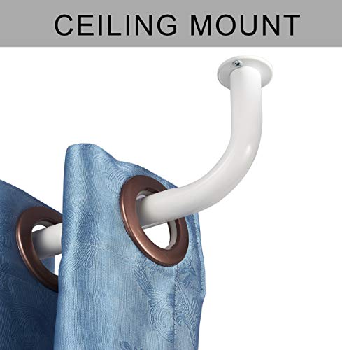 image for Mayrhyme Room Darkening Curtain Rod 48-84 Inches, Wrap Around Design,1