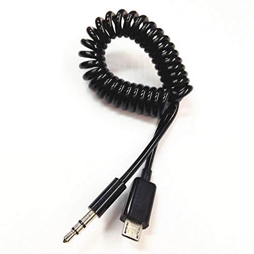 Micro USB LkP[uAMicro USB IX to DC3.5mm IX AndroidVXe̎gpNRo[^dڑP[u Lk߉\ADCR[h