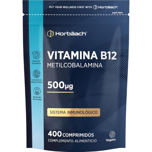 Vitamina B12 Metilcobalamina Vegana - Suministro Para 13 Meses