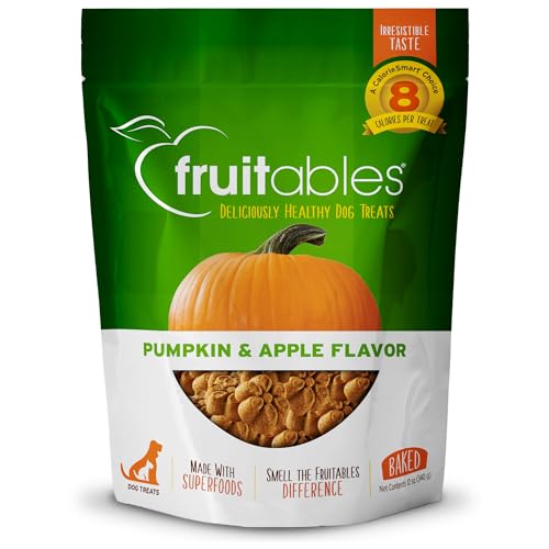 Fruitables Healthy Dog Treats Pumpkin & Apple | Made with Pumpkin...