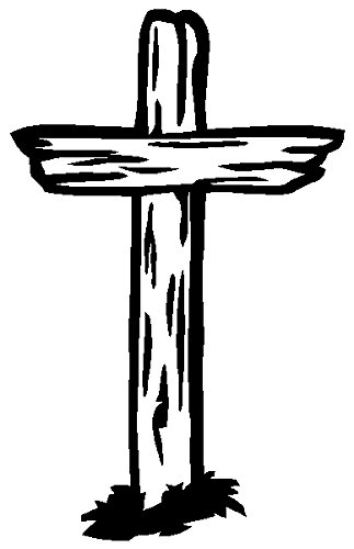 Sassy Stickers Faith Black Decal Jesus Cross Car Truck Window Sticker