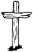 Faith Black Decal JESUS Cross Car Truck Window Sticker