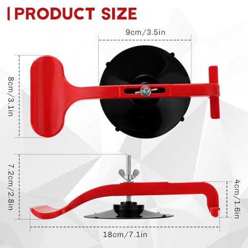 Image of 6 Pack Suction Cup Clamp Set | Class Clamps Kit for Car Convertible Glass Windshield Top Repair Gluing, Convertible Top Suction Cup Clamp