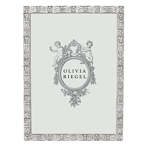 Olivia Riegel Remy Cast Pewter Photo Frame With Crystals (5"X7") #TOP3