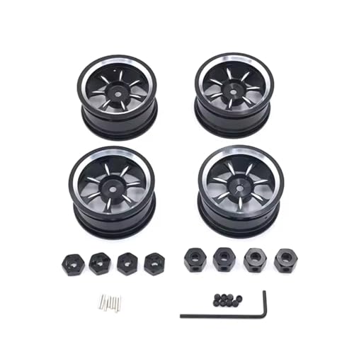 Moyeu de roue en métal pour WLtoys WPL MN pièces de rechange haute résistance