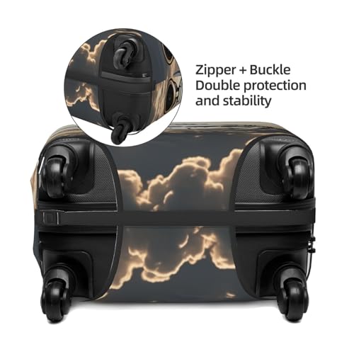 Airplane Flying Travel Luggage Cover Suitcase Protector Washable Elastic Suitcase Cover X-Large Travel Suitcase Baggage Cover Fits 18-32 Inch Suitcase4