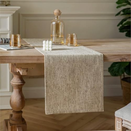 Chemin de table tissé rustique 33x228cm idéal pour un repas de ferme convivial - 5