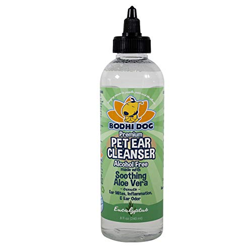 Gentle Ear Cleaning Solution for Dogs and Cats - Made with Natural Ingredients by Bodhi Dog