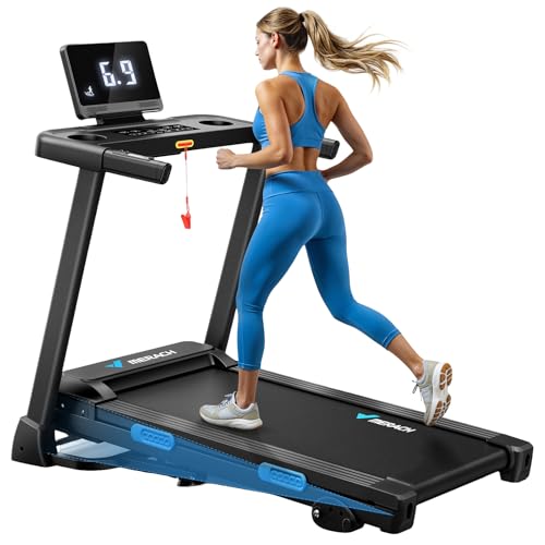 MERACH Treadmill Incline Walking Pad Treadmills for Home for 99% Body, 0.8-12 km/H Walking Pads with Handle,Foldable Treadmill Walking Pads with Double Deck Tech for Home&Office,LED Display&App