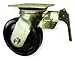Swivel Plate Caster, Phenolic, 5 in, 1000 lb, Blk
