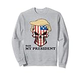 Photo Gallery sostenga donald trump still my president usa flag skull hair felpa Photo Gallery sostenga donald trump still my president usa flag skull hair felpa