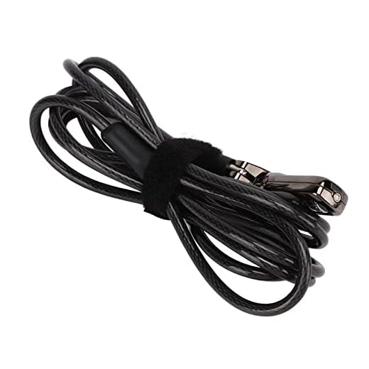 WinmetEuro Bloqueio de cabo para notebook, ampla aplicação com 4 dígitos e senha de computador, trava segura e redefinível para desktop para projetor para LCD