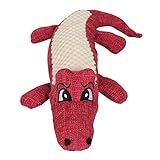 Handfly Juguete de Peluche para Perro con Forma de Mariposa, Juguetes de Perro chirriantes, Juguetes de Felpa para Perros pequeños y medianos (cocodrilo)