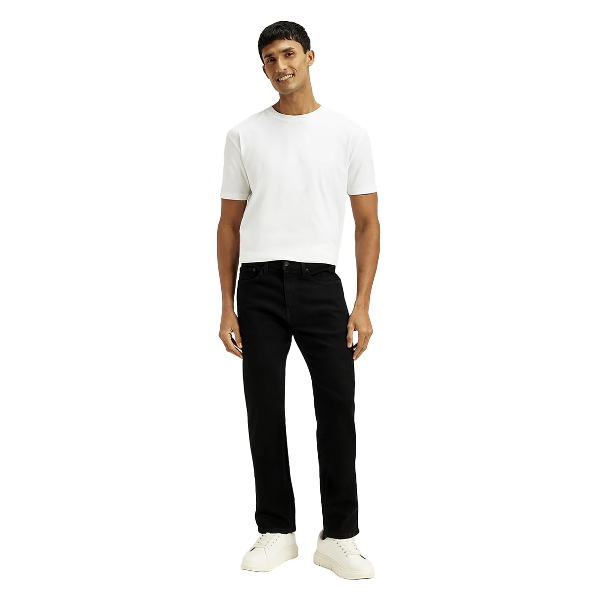 Levi'sMen's 505 Regular Fit Mid Rise Jeans