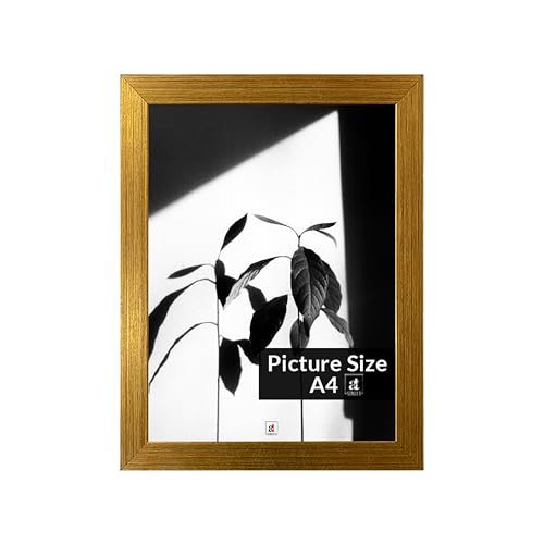 Image of Art Street Premium Photo Frame for living room, Classic Aesthetic Design Photo Frames for Photograph, Art Work, Kids Room Set of 6 (8x12 Inch, Gold)