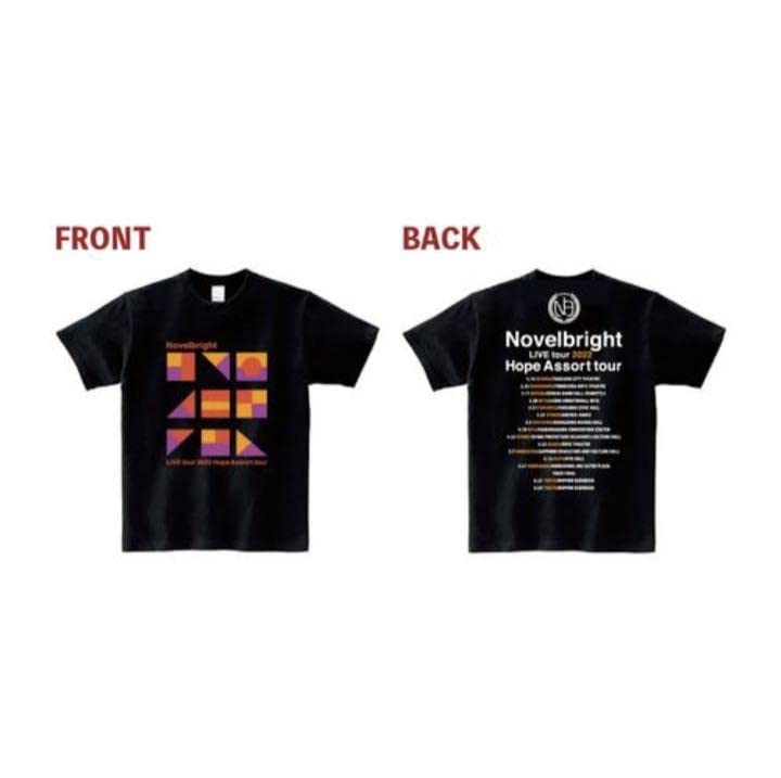 Novelbright　ロックTシャツ　Mサイズ Novelbright ロックTシャツ Mサイズ novelbright ロックTシャツ