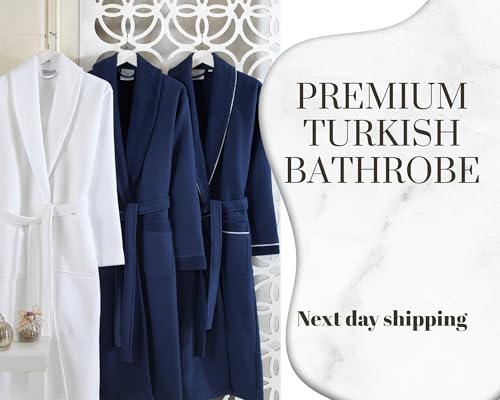 Premium Turkish Cotton, Shawl Collar, Hooded Design, Quick Dry, Unisex, Multiple Colors, Monogrammed Bathrobe, Embroidered Bathrobe, Turkish Cotton Robe, Luxury Hotel Robe2